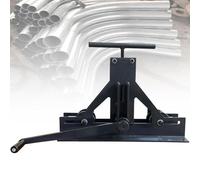 Machine à cintrer manuelle de tuyaux pour tubes ronds, 3,8 cm à 5,1 cm en acier, aluminium et cuivre, cintreuse d'établi pour la fabrication de câbles et de tubes