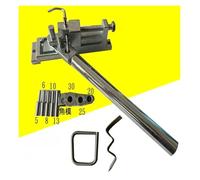 Machine à cintrer manuelle, outil de pliage de tuyaux à faire soi-même, convient à les types de matériaux en fer plat en fil métallique pliable Presse plieuse
