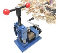 Machine à cintrer manuelle pour la fabrication de bijoux, outil multifonction de presse de bracelet avec manivelle, moulin à rouler pour projets d'artisanat