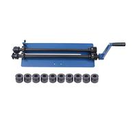 Machine à cintrer ronde 460 mm - Armature à rouleaux réglable - 1,2 mm - Plieuse ronde avec 6 niveaux
