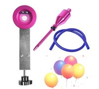 Machine à civière de ballons - Ensemble d'extenseur de ballons | Outil de remplissage de ballons | Kit de machine en métal avec tube de gonflage et aiguille, préparation pour les mariages, la
