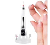 Machine à clou, moulin à ongles électrique,3 modes Affichage de LED rechargeable réglable Fichier d'ongles sans fil - Fingernail Shiner Device, Manucure professionnelle et moulin à pédicure pour femme