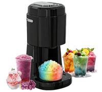 Machine à cône de neige, broyeur à glace électrique 135W, 58db, faible bruit, Machine à glace rasée pour la maison, les cafés, les restaurants, les fêtes black