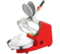 Machine à Cônes De Neige 300 W, avec Double Lame Réglable, Broyeur à Glace pour Usage Domestique Et Commercial, pour Glaces, Boissons Fraîches, Desserts Aux Fruits Et Cocktails.