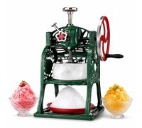 Machine À Cônes De Neige Portative, Broyeur À Glace Manuel | Rétro, Manivelle Permettant D'économiser Du Travail, For Écoles, Magasins De Boissons Froides, Restaurants,