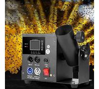 Machine à confettis avec canon à confettis électrique et télécommande unique pour mariages, soirées disco et événements DJ.