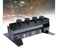 Machine à confettis avec canon à confettis, tubes électriques professionnels et télécommande sans fil pour événements, fêtes, clubs, mariages et concerts.