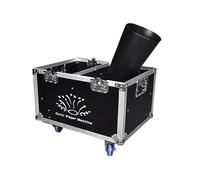 Machine à confettis avec tuyau de 4 mètres, canon à confettis tirant 10 mètres, machine à CO2, valise de transport, commande manuelle, interrupteur à gaz