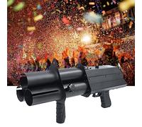 Machine à Confettis Lanceur de confettis, pistolet électronique à trois coups, pistolet à fleurs de mariage sans fil, électrique