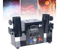 Machine à confettis - Lanceur de confettis professionnel avec DMX/télécommande pour événements, concerts, mariages, spectacles discothèques et spectacles sur scène