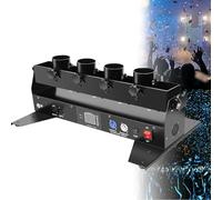 Machine à confettis Lanceur portable, souffleur électrique, télécommande professionnelle pour mariage, etc.