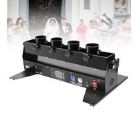 Machine à confettis portable, lance-confettis professionnel, 4 commandes électriques, télécommande pour scène, fêtes, mariages, concerts, célébrations et événements spéciaux