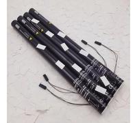 Machine à confettis pour fête foraine, canon à confettis de 80 cm, confettis biodégradables, lot de 25, pour fêtes, anniversaires, Noël. Blanc.