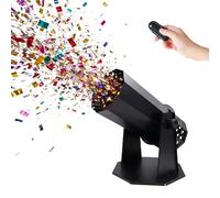 Machine à confettis, Tubes à confettis électriques avec télécommande | Machine à étincelles Froides à Angle réglable, Articles de fête pour Mariage, événement, Club, révélation du Sexe