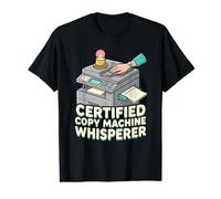 Machine à Copier certifiée Whisperer Office Humour Amateur T-Shirt Graphique avec Valeur