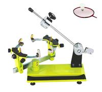Machine à Corder Le Badminton de Table, cordeuse Fixe à 6 Points avec Outils d'assistance, Rotation de la Raquette à 360°, Force de Traction maximale : 15,9 kg, tendeur de Fil à Marteau Robuste