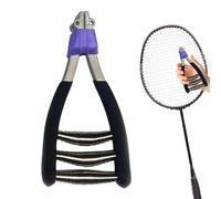 Machine à cordes - Outil de cordes de raquette de tennis de badminton de 5,51 pouces | Pince à cordes manuelle | Tête large universelle à trois ressorts Clamp pour le maintien de la raquette.