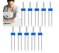 Machine à Coudre à Aiguille Double - 10 Pièces Outil Polyvalent Pour Activités Manuelles | Aiguilles Stretch Pour Machine À Coudre Domestique,Pour Ourlet, Adultes, Débutants et