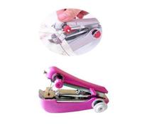 Machine à Coudre Agrafeuse à Main, Mini Machine à Coudre Polyvalente en Plastique en Acier Inoxydable Ergonomique pour les Voyages (PINK)