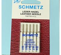 Schmetz Aiguilles pour machine à coudre en cuir 130/705, n° 80-100 Assortiment d'aiguilles