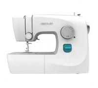 Cecotec Machine à coudre BelleCouture 1500. Machine à coudre avec 15 points intégrés, bras libre, boutonnière réglable, éclairage LED et accessoires inclus, idéale pour débutants et projets créatifs.