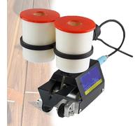 Machine à coudre de placage automatique portable, outil de patchwork cycloïdal portable pour panneaux en bois, tissus d'ameublement et travaux manuels, convient pour une épaisseur de 0,1 à 1 mm