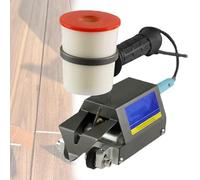 Machine à coudre de placage automatique portable, outil de patchwork cycloïdal portable pour panneaux en bois, tissus d'ameublement et travaux manuels, convient pour une épaisseur de 0,1 à 1 mm