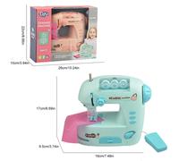 Machine À Coudre De Simulation Pour Enfants, Mini Meubles, Jouet D'Apprentissage Éducatif, Design De Vêtements, Cadeaux Créatifs Pour Filles