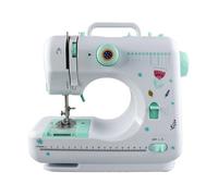 Machine À Coudre Domestique Multifonction 12 Points, Double Fil De Réparation, Veilleuse LED, Mini Patch Manuel Professionnel(B)
