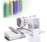Machine à Coudre électrique Portable, Broderie numérique informatisée avec 162 Points et 150 Motifs pour Une Couture Facile à la Maison