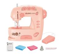 Machine à coudre électrique pour jouets - Cadeau créatif pour enfants - Projet de couture DIY pour les débutants à partir de 3 ans - Kit de bricolage éducatif - Coordination œil-main - Avec