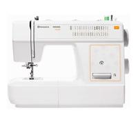 Machine à coudre électromécanique blanche - Husqvarna - 32 points - Enfilage automatique de l'aiguille