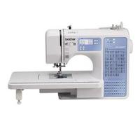 Brother Machine à coudre électronique FS100WT - 100 pts - Blanc et bleu