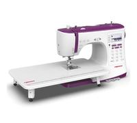 Machine à coudre électronique Necchi NC 204D avec pied surjet, garantie 5 ans, plan de travail extensible et un bijou Morellato offert
