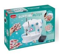 Machine a coudre enfant - avec pedale 2 vitesses accessoires - atelier couture design - jouet imitation - set stylisme mode + carte