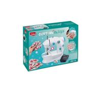 cavernedesjouets Machine a coudre enfant - avec pedale, 2 vitesses, accessoires - atelier couture design - jouet imitation - set stylisme mode + carte