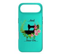 Machine à Coudre et Fleurs de Style Vintage Coque pour iPhone Air