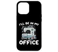 Machine à Coudre Ill Be in My Office Funny Tailor Femme Homme Coque pour iPhone 12 Pro Max