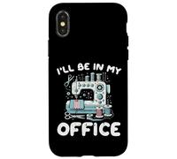 Machine à Coudre Ill Be in My Office Funny Tailor Femme Homme Coque pour iPhone X/XS