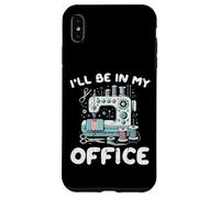 Machine à Coudre Ill Be in My Office Funny Tailor Femme Homme Coque pour iPhone XS Max