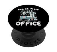 Machine à Coudre Ill Be in My Office Funny Tailor Femme Homme PopSockets PopGrip Adhésif