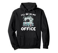 Machine à Coudre Ill Be in My Office Funny Tailor Femme Homme Sweat à Capuche
