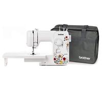 Machine à Coudre JX17FE (Fantasy Edition) + Table d'extension + Sac - 17 Points différents, Couture Automatique, Points utiles, élastiques et