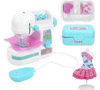 Machine à coudre Kit Electrique Ménage -Mini -Vêtements Jouets pour Enfants