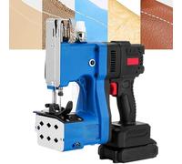 Machine à coudre les sacs à vitesse réglable, machine à fermer les sacs bleue 21 V avec batterie, pour sacs de riz, sacs en papier tissé et sacs en plastique-1 Battery