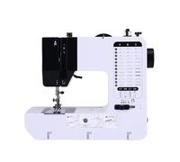 Machine à Coudre Machine à coudre portable mini pratique pied presseur remplaçable 38 points surjeteuse tricot bouton de démarra électrique avec pédale table