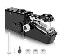 Machine à coudre manuelle, mini machine à coudre avec accessoires de couture pour débutants, machine à coudre à la main Home Essentiel, vainqueur du test pour coudre facilement, bricolage, vêtements