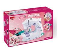 Maped - Atelier Couture - Machine à Coudre avec 4 Réalisations Tendances à Créer - Kit Complet pour Débutants, avec Système de Sécurité - A Partir de 8 Ans