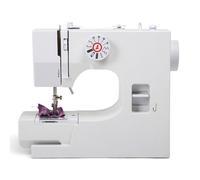 Machine à coudre mécanique pour débutants et débutantes, 12 programmes de points, bras libre, lampe de couture et démarreur