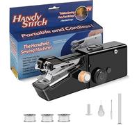 Machine à coudre, mini machine à coudre avec accessoires de couture pour débutants, machine à coudre portative domestique Essentials Test Winner pour coudre simplement vêtements rideaux et artisanat